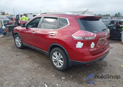 2014 Nissan Rogue Sv z USA, uszkodzony, nr VIN 5N1AT2MT3EC779486